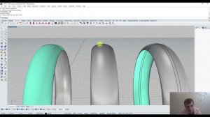 Почему при 3D моделировании кольца образуются странные рёбра на поверхности в Rhinoceros