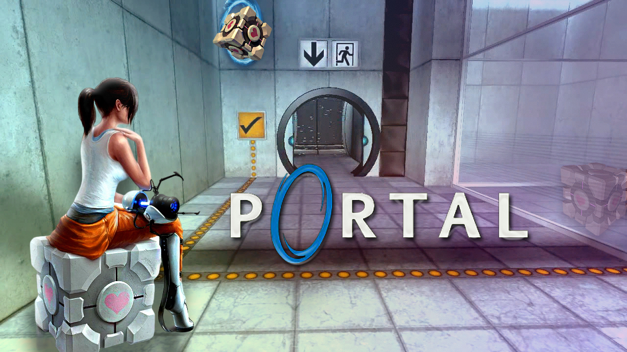 Опасные прыжки сквозь Порталы.▶️Полное прохождение игры Portal