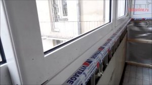 Остекление балкона система Слайдорс и крыши с внутренней отделкой Индивидуальный проект+