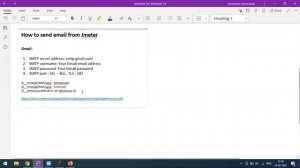 JMeter - Send Email using SMTP Sampler from JMeter