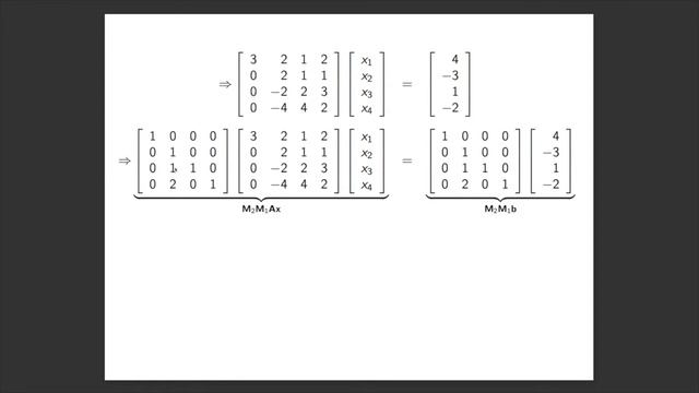 Gaussian elimination and LU decomposition, Comp Sci 369 University of Auckland
