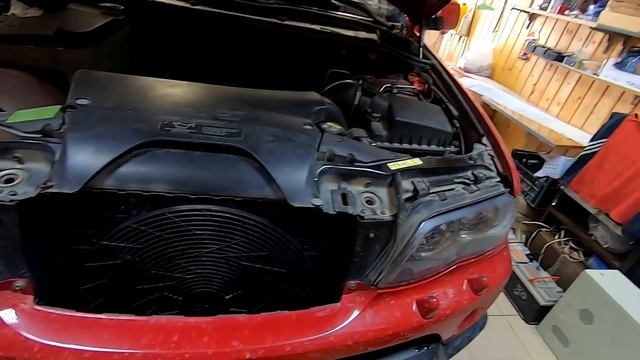 BMW X5 E53 - Омыватель фар с клавиши интенсива. смотреть онлайн