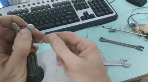 Снятие подшипника с якоря болгарки без съемника, в целости