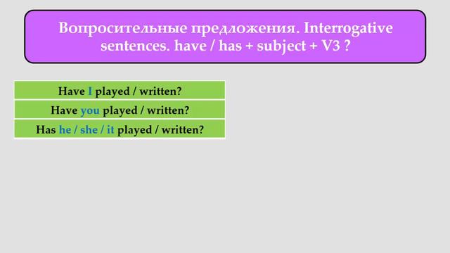Present Perfect (Rus) смотреть онлайн