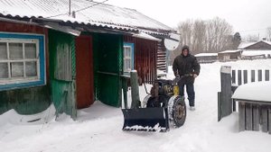 отвал на мотоблоке каскад