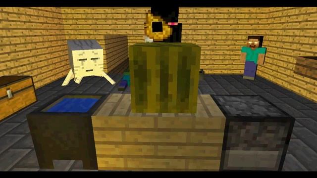 Школа Мобов: Кулинария - Анимация Майнкрафта смотреть онлайн