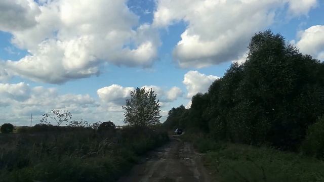 Дорога от шоссе вдоль поля к ул. Лесная с. Ивашево Ногинский район смотреть онлайн