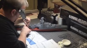 SPACE BATTLESHIP YAMATO 1/350 BUILD - TIME LAPSE