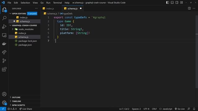 GraphQL Crash Course #4 - Schema & Types смотреть онлайн