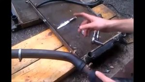 Устранение поломки обратки радиатора ауди 80