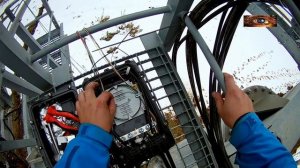 Разварка оптоволоконного кабеля в стесненных условиях