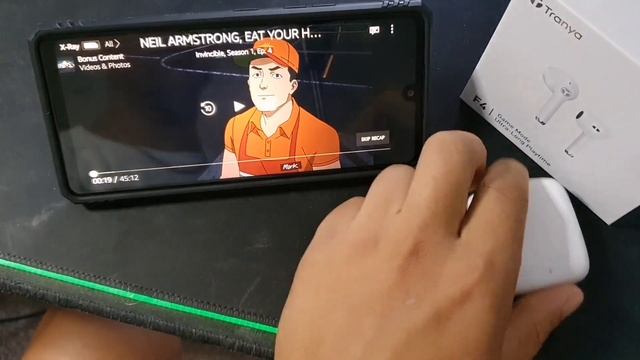 Tranya F4 Wireless Earbuds : Bluetooth 5.3 Earphones : half in-Ear 13mm Driver TWS earbuds, $19 смотреть онлайн