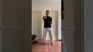 Karate Training at home clase #3 Kihaku Shotokan OI TSUKY MAE GERY