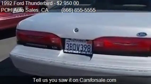 1992 Ford Thunderbird for sale in Long Beach, CA 90804 at P смотреть онлайн