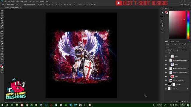 T-Shirt Design In PHOTOSHOP | T-Shirt Design Tutorial | Photoshop T-Shirt Design #tshirtdesign смотреть онлайн