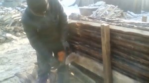 Пилим горбыль...