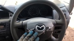Как снять блок управления климат контролем на автомобиле Mazda Premacy