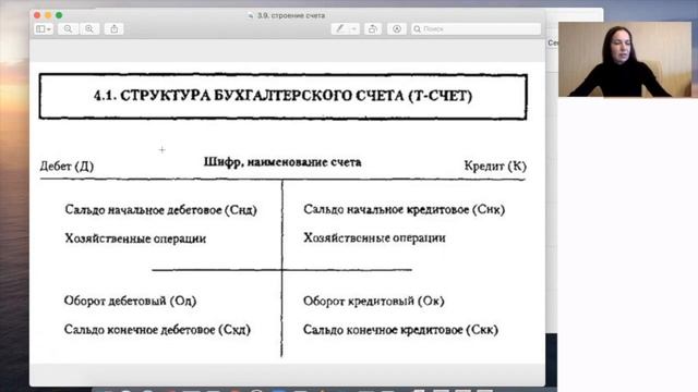 Система счетов и двойная запись, вебинар