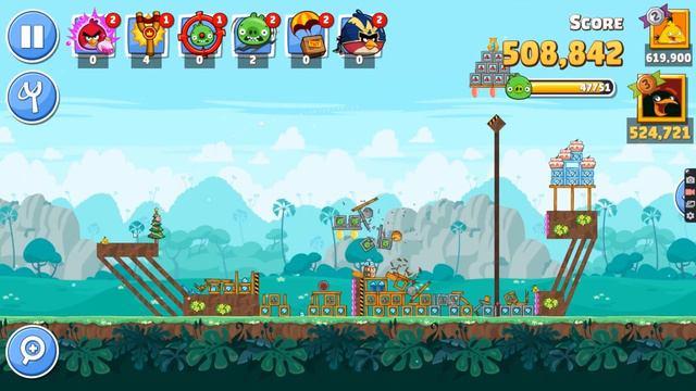 Angry Birds Friends Tournament 1033 Level Seven **No Power Ups ***Three Stars*** смотреть онлайн