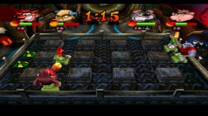 Crash Bash (Playstation 1) | Metal Fox | Level 14 Crystal Run | Falling Mines Hendicap