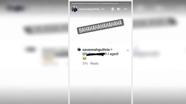 Savannah Guthrie Laughs Off Instagram Troll's 'You Look So Old What Happened to You' Comment: 'I Ag смотреть онлайн