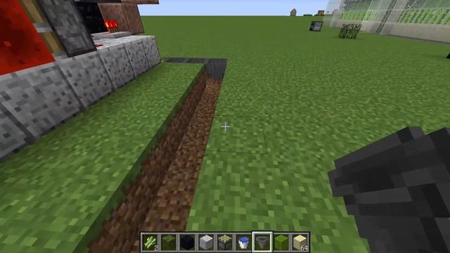 Minecraft Туториал - Автоматическая ферма тростника на слайм блоках 1.8 +, 1.9 +, 1.10