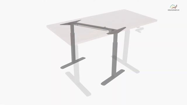 Cборка стола Manual Desk  с ручной регулировкой высоты