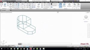 3D drawing using Autocad 2014 | Exercise 3, page 26