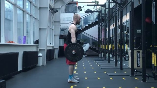 Протяжка штанги в наклоне смотреть онлайн