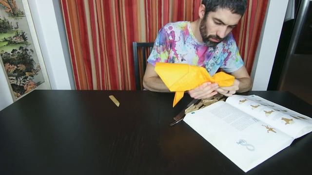 Origami Koi Fish with 400 Scales Time-Lapse (Robert Lang) смотреть онлайн