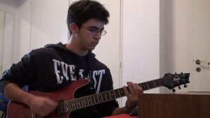 In The End - Black Veil Brides (Jake Pitts Parts) Guitar Cover (14 Years Old)