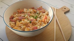 МЕГА ВКУСНЫЙ 🥓🥚🍚  РИС С БЕКОНОМ И ЯЙЦОМ 🍚 🥚🥓Нельзя пройти мимо такого рецепта