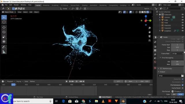 How to export animation video in Blender Hindi смотреть онлайн
