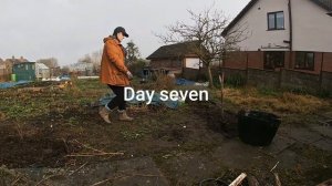 Week 1 on my new allotment. Clearing and cleaning at plot 8a