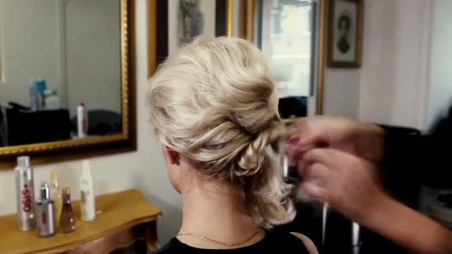 N.4 Простая прическа на средние волосы от А. Эдельберг/Simple updo for medium hair by A.Edelberg смотреть онлайн
