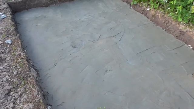 Наземный минипогребок. Стяжка и гидроизоляция. смотреть онлайн