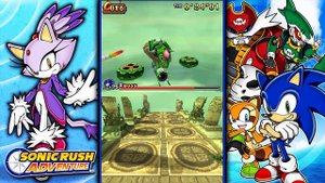 Sonic Rush Adventure - All Bosses (S Rank)