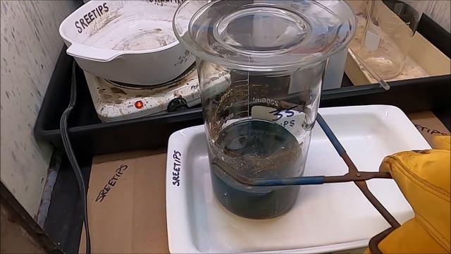 Gold Plated Silver Jewelry Recovery and Refining Part 1 смотреть онлайн