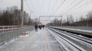 Электропоезд ЭД4М-0250 с сообщением Сергиев-Посад - Москва(Ярославский-Вокзал).