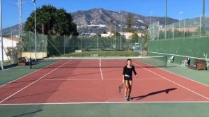 Angelica Karlsson Tennis Recruting Video Fall 2017