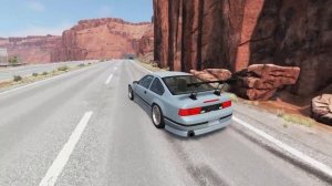 Cars vs 100 Potholes #2 / BeamNG Drive