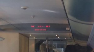 Сапсан 220 км/ч Высокоскоростной поезд внутри и снаружи