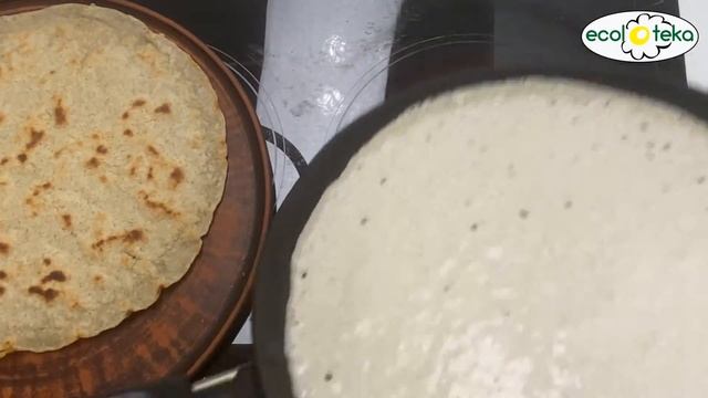 Блины из замоченной зелёной гречки. Постный веган рецепт. Без глютена.