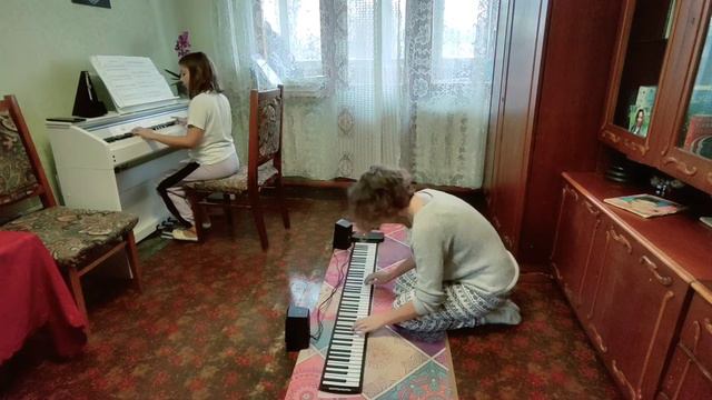 Гибкое пианино & цифровое пианино! Boogie, Gerald Martin, дуэт) смотреть онлайн