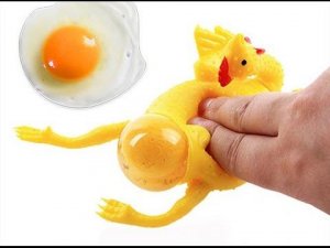 ★ Игрушки приколы курица и яищница Scrambled and chicken funny toys