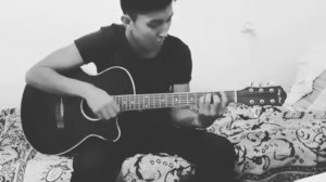 Казах играет на гитаре Paddy Sun - Sunflower на гитаре guitar