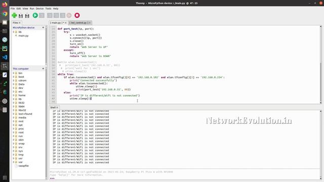 Raspberry Pi PicoW Retry/Reconnect to SSID: Remote Server Monitoring over Wifi Micropython  Part3