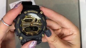 Настройка даты в часах Casio G-Shock GA-900AG-1AER