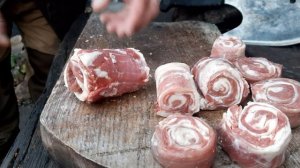 Вкуснейший шашлык в форме рулетиков из баранины