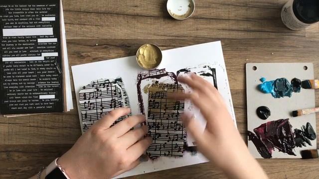 Mixed-Media Gilded Sentiments Tags with Art Alchemy Metallique Wax Project by Stampington & Company смотреть онлайн